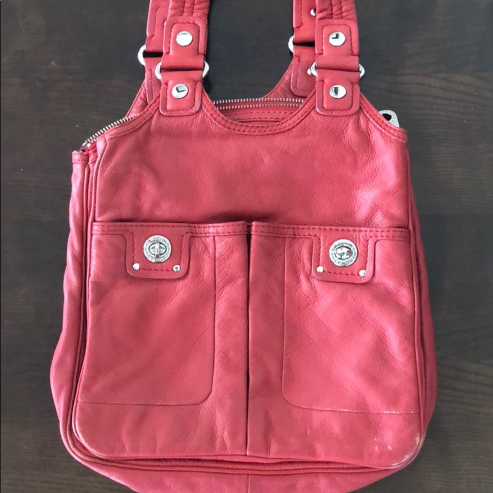 Marc by Marc Jacobs red leather bag